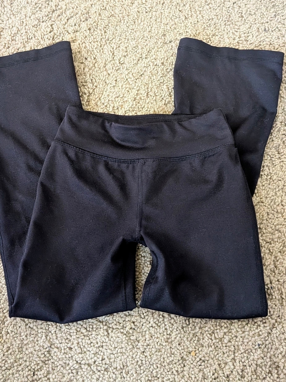 Athletic Works Black High-Rise Stretch Leggings